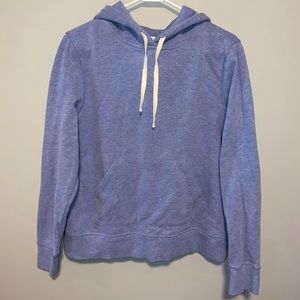 Light blue hooded sweatshirt